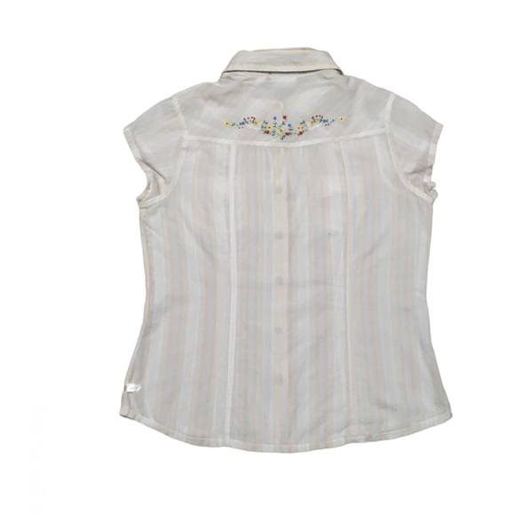 Limited Too Y2K Vintage Western Pearl Button Down Short Sleeve Shirt Size XL 16 - Picture 2 of 12